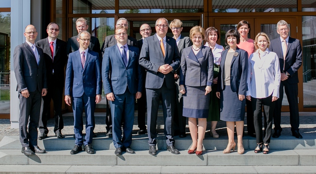 Besuch einer Delegation des lettischen Verfassungsgerichts beim Bundesverfassungsgericht