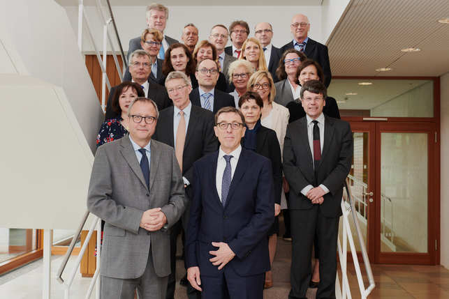 Besuch einer Delegation des Bundessozialgerichts beim Bundesverfassungsgericht